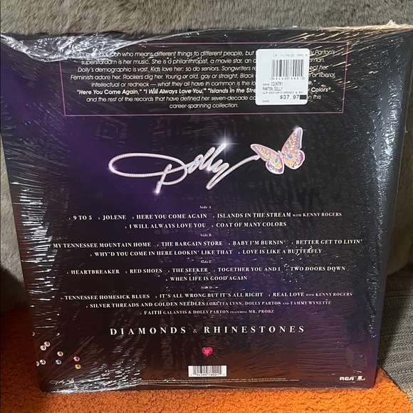 Dolly Parton Diamonds & Rhinestones Vinyl - Picture 4 of 6